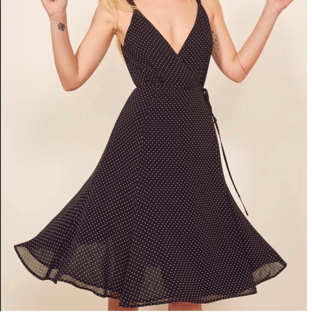 Reformation Polka Dot Mallory Dress